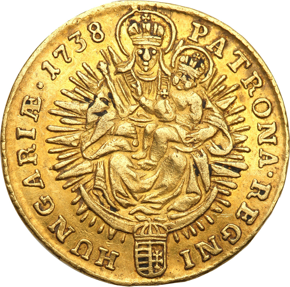 Węgry. Karol III (IV) (1711-1740). Dukat 1738 KB, Kremnica